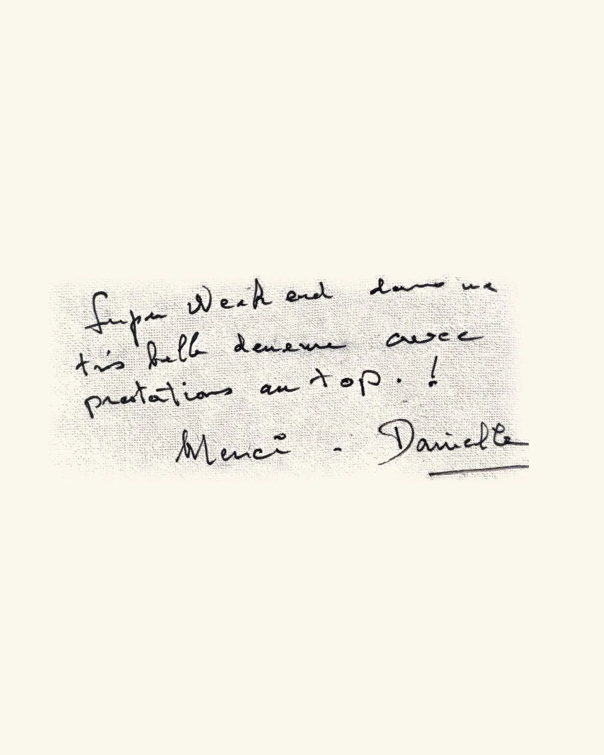 Super week-end dans une très belle demeure avec prestations au top ! Merci — Danielle