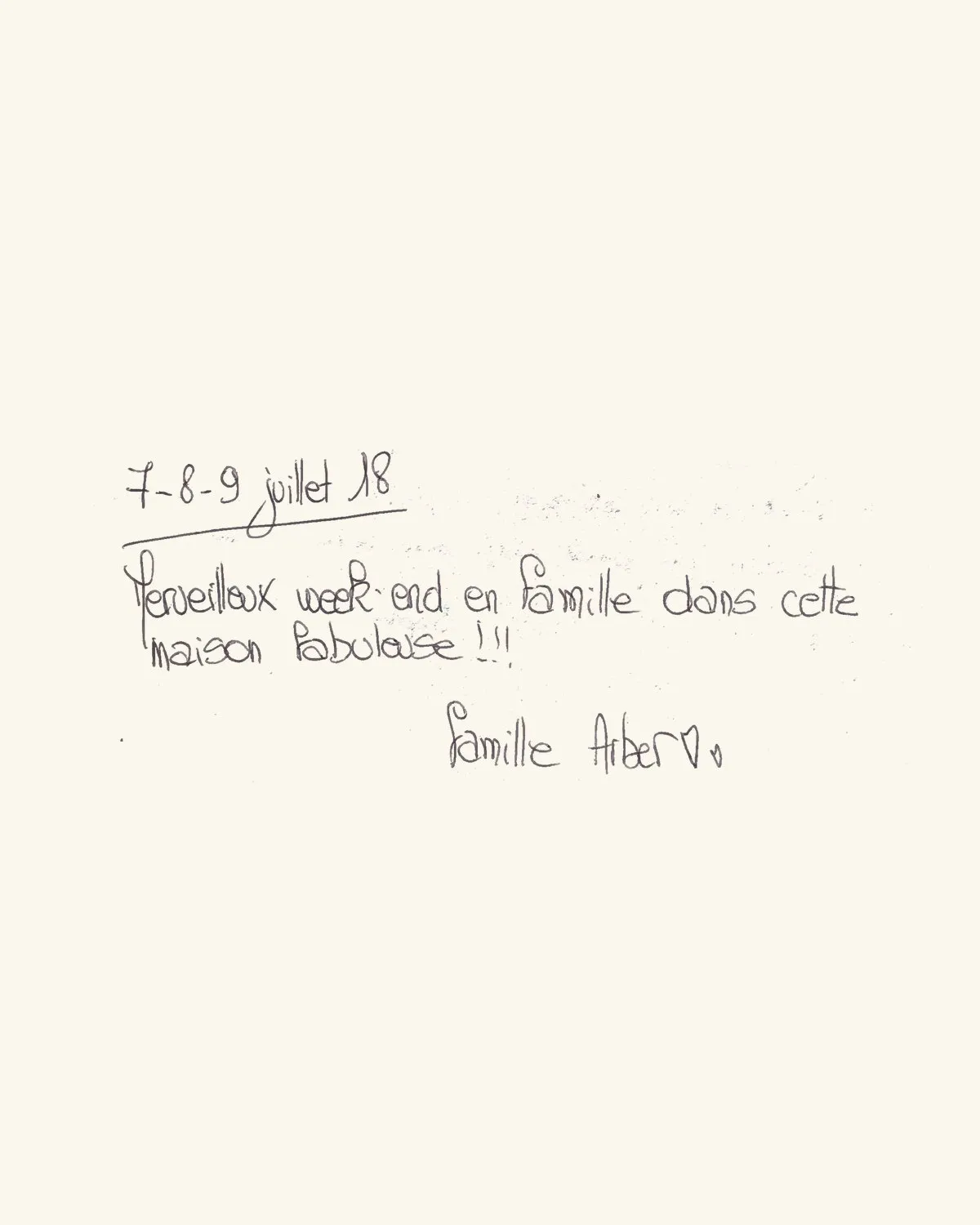 Merveilleux week-end en famille dans cette maison fabuleuse !!! — Famille Arber ♡