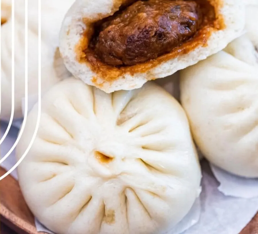 Des bao maison, petits pains cuits à la vapeur