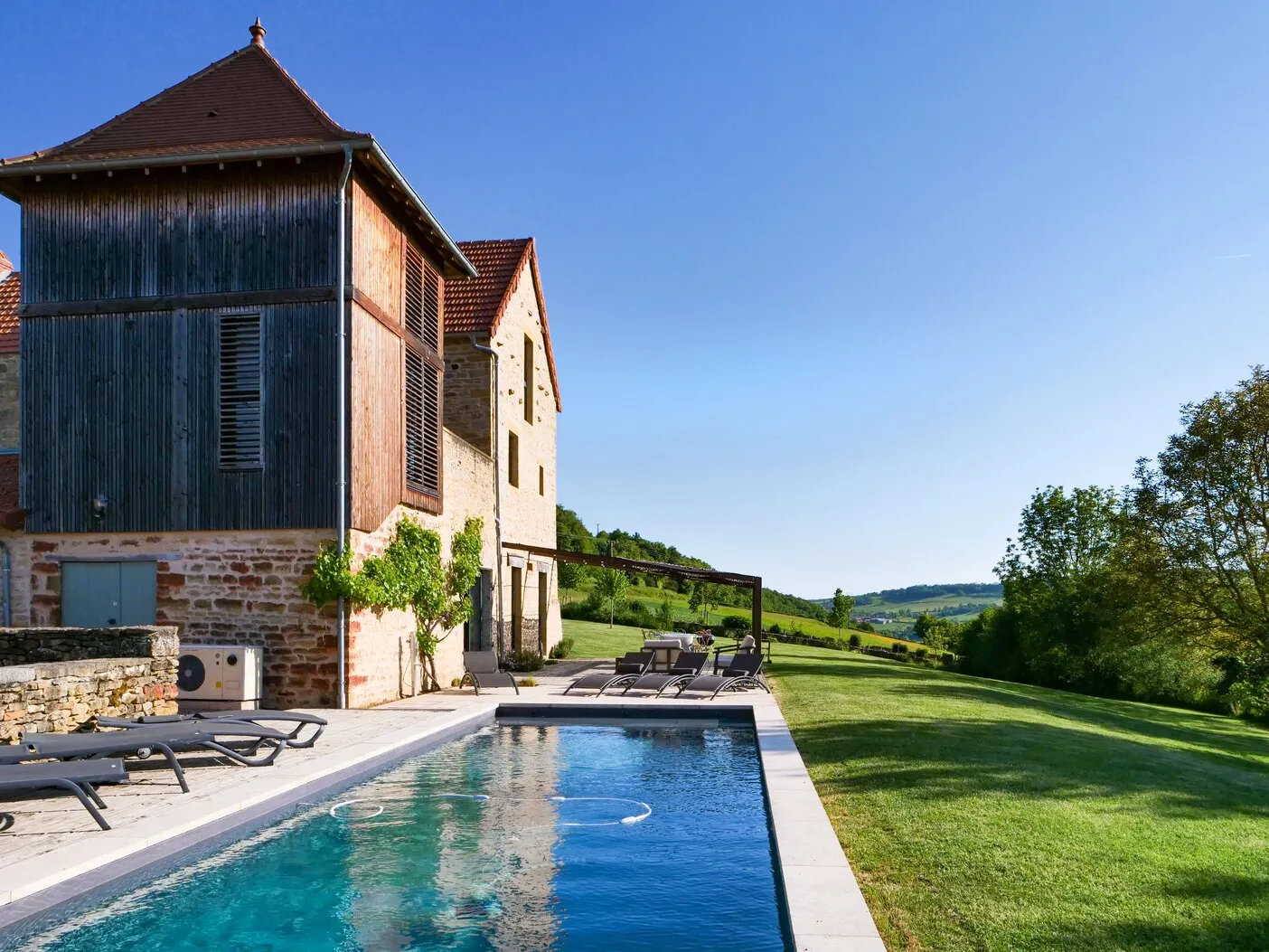 The pool and the dovecote